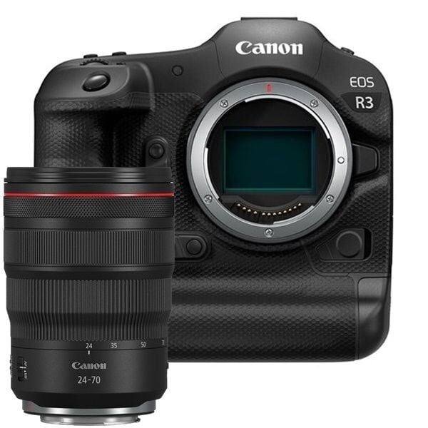 Canon EOS R3 + 24-70mm Lens Aynasız Fotoğraf Makinesi (Canon Eurasia Garantili)