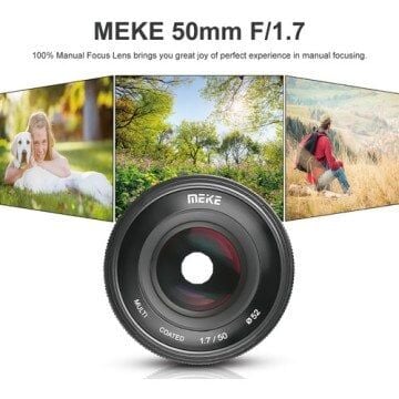 Meike MK-50mm f/1.7 Lens (Micro Four Thirds)