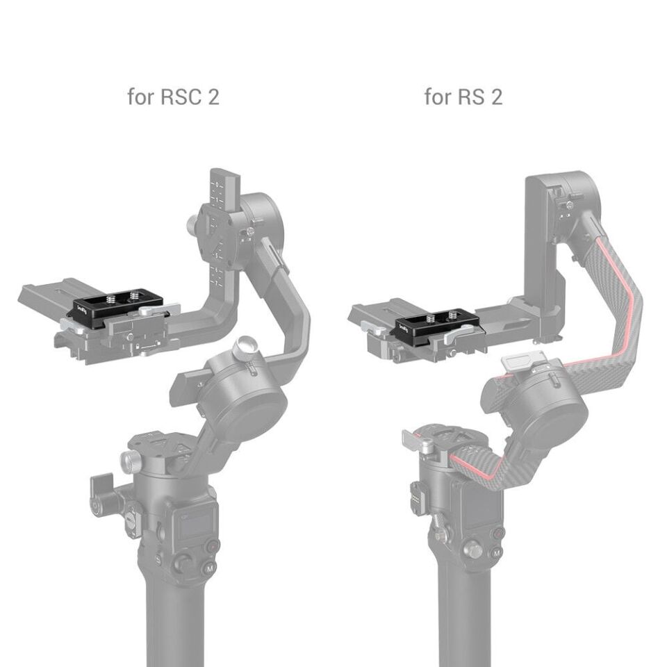 SmallRig 3154 Arca Tipi Hızlı Çıkarma Plakası, DJI RS 2 / RSC 2 / RS 3 / RS 3 Pro / RS 4 / RS 4 Pro / RS 4 Mini / RS 5  için