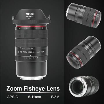 Meike MK-6-11mm f/3.5 Fisheye Lens (Fujifilm X)
