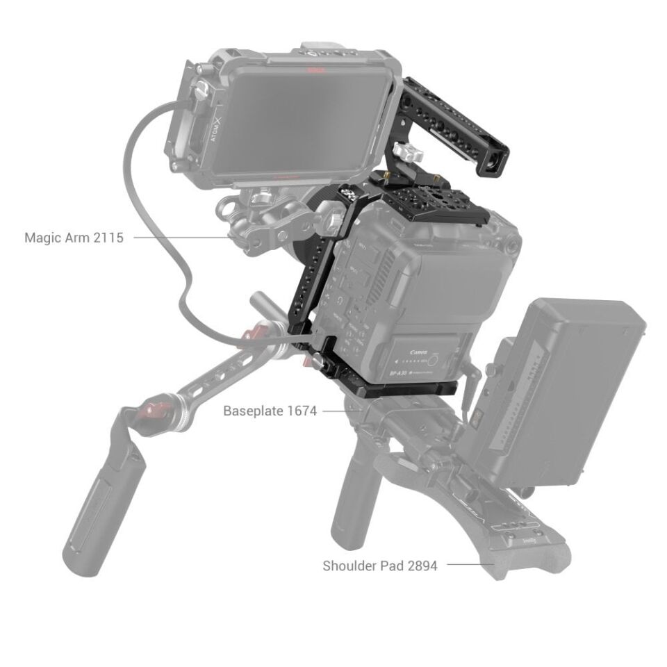 SmallRig 3899 Canon EOS C70 için El Kiti