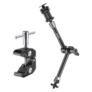 Neewer ST-20 11'' 28cm 1/4'' Vidalı Magic Arm & Yengeç Clamp