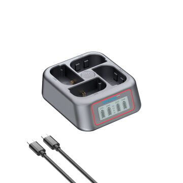 Patona 4179 Platinum USB-C PD 4'lü Hızlı Sarj Cihazı Sony NP-FZ100