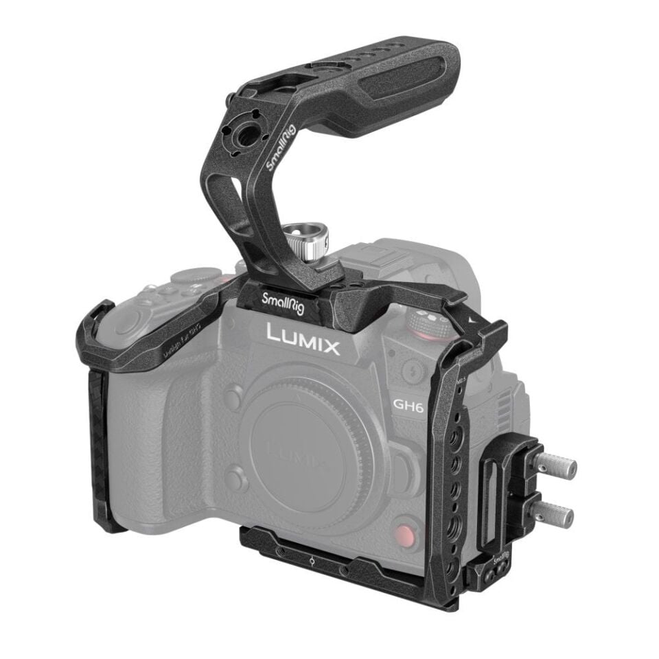 SmallRig 3441 Panasonic LUMIX GH6 / GH7 için ''Black Mamba'' Serisi Kamera Kafes Kiti