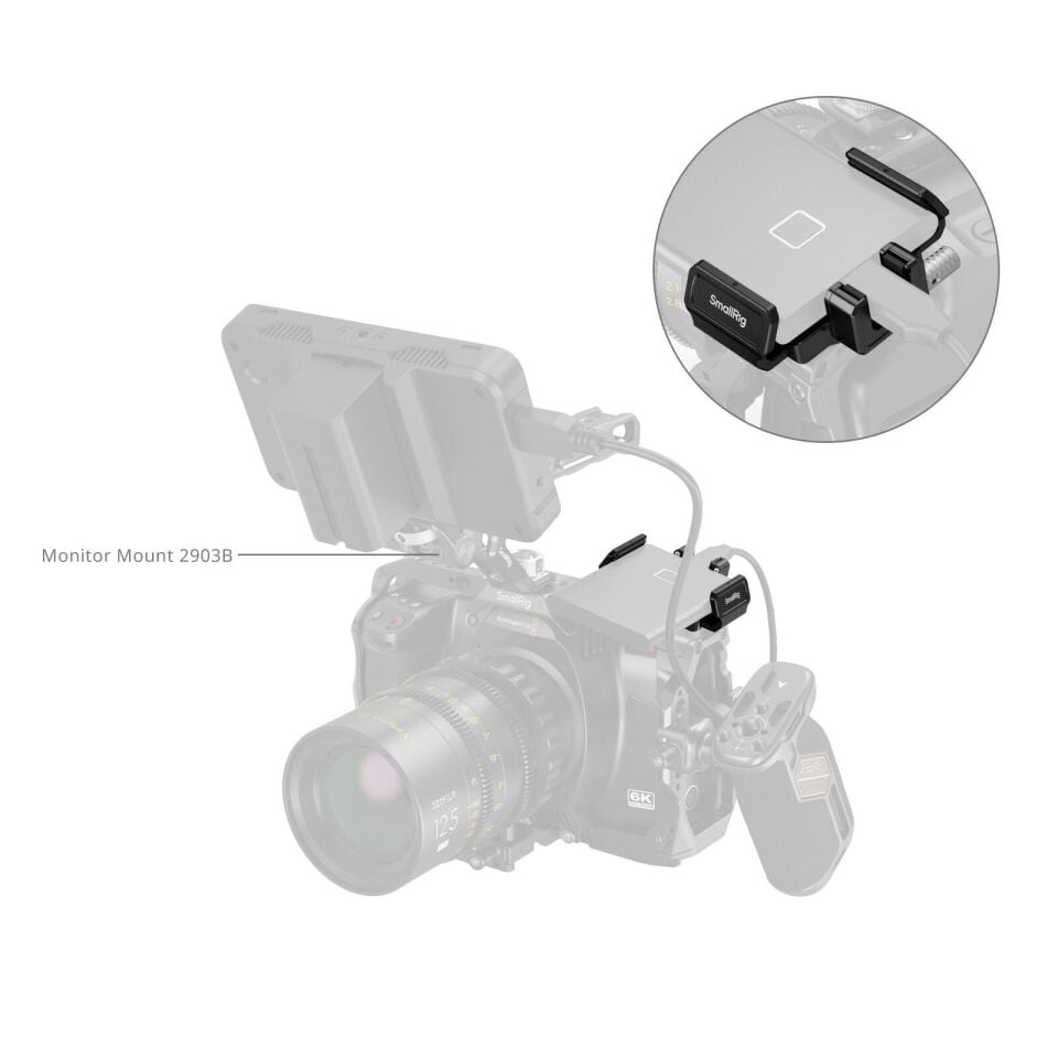 SmallRig 3272B SSD Kelepçesi Samsung T5 / T7 / T7 Shield / T9  ile uyumlu