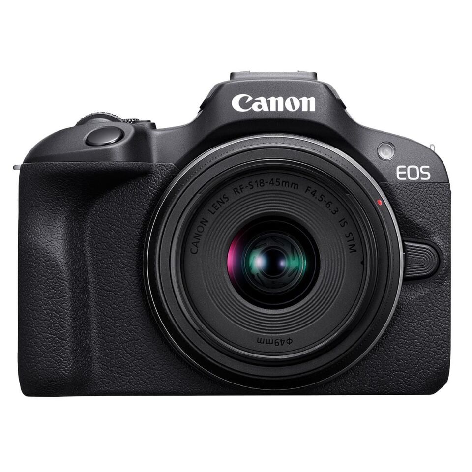 Canon EOS R100 RF-S 18-45mm Lensli Aynasız Fotoğraf Makinesi