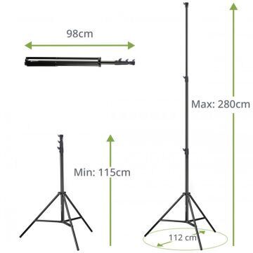 YF Nice 280cm Işık Ayağı - Yaylı