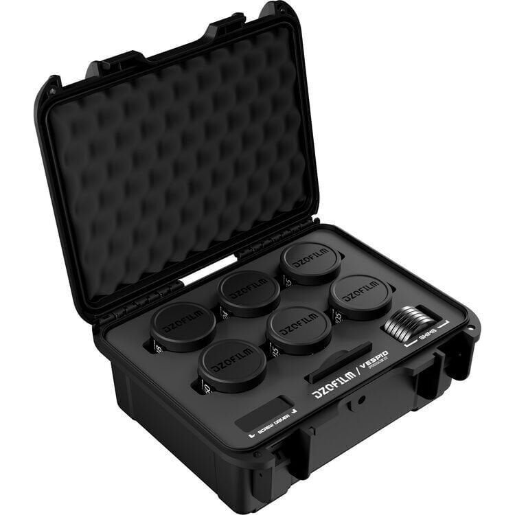 DZOFilm Vespid2 T1.9 Prime 6-Lens Kit (ARRI PL, Feet)