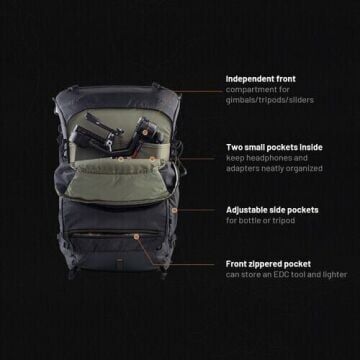 PGYTECH OnePro Focux Backpack 35 (Space Black)