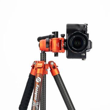 Fotopro X-AIRFLY Max Carbon Video Tripodu (Kırmızı)