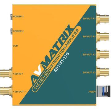 Avmatrix 1x5 12G-SDI Distribution Amplifier
