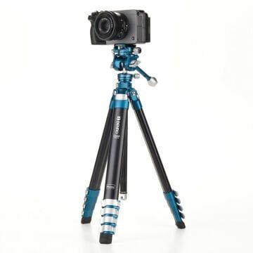 Benro CyanBird 2’si 1 arada Alüminyum Foto/Video Tripod Kiti