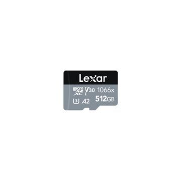 Lexar 512GB microSDXC 160MB/sn 1066x 4K Class 10 Hafıza Kartı