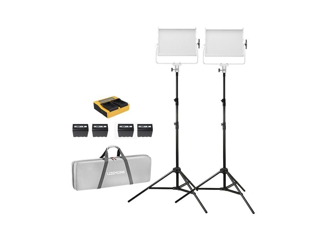 Godox LP600R K2 RGB 2'li Panel LED Işık Kiti (Bataryalı)