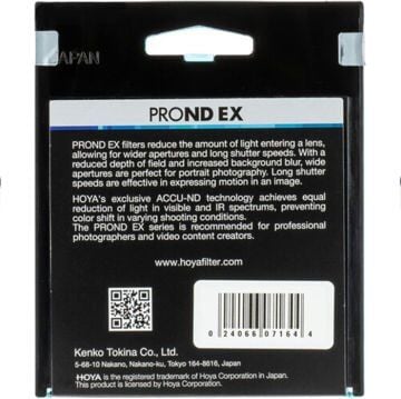 Hoya 58mm ProND EX 1000 Filtre (10 Stop)