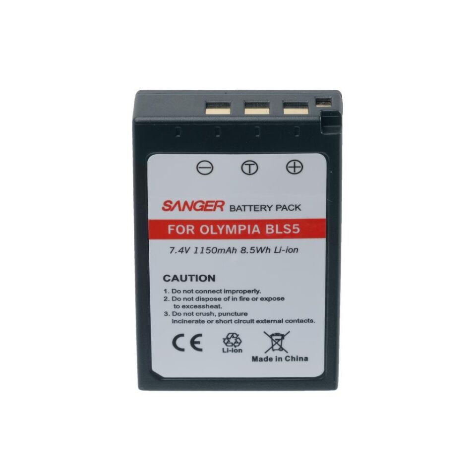 Sanger BLS-5 Olympus Fotoğraf Makinesi Batarya