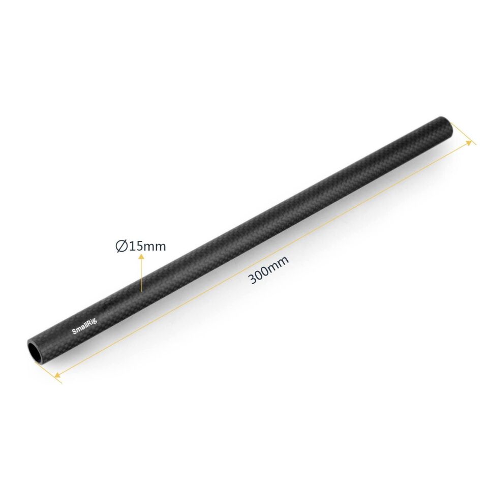 SmallRig 851 15mm Karbon Fiber Çubuk - 30cm 12 inç (2 adet)