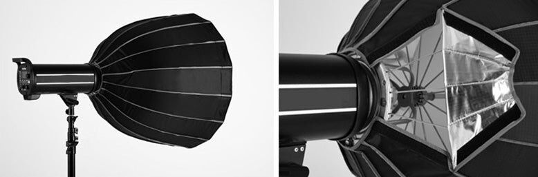 GDX QPG70 Parabolik Softbox 70cm Hızlı Kurulum Gridli Bowens Mount Video Işık Şekillendirici