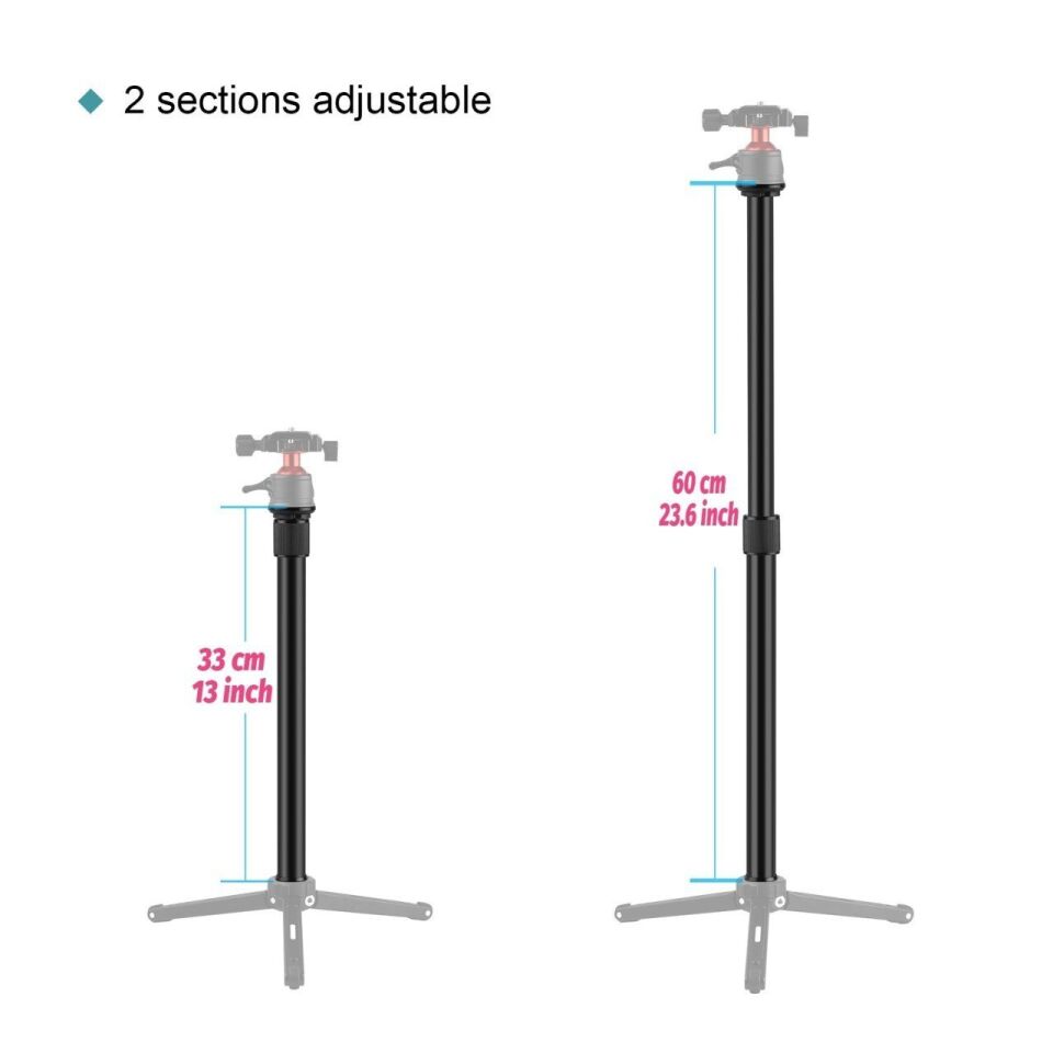 Andoer D10189 Aluminum Alaşımlı Kelepçeli Uzatma Monopotu
