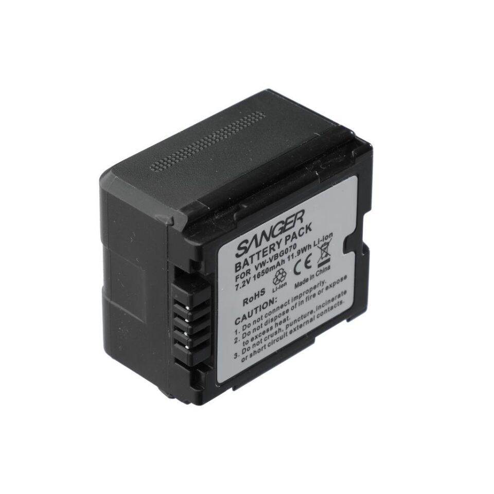 Sanger VW-VBG070 Panasonic Kamera Batarya