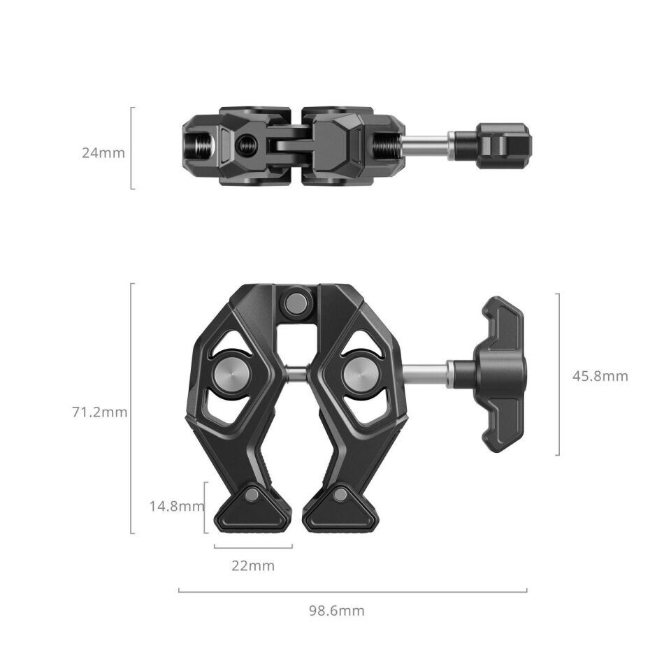 SmallRig 5319 Yengeç Şekilli Kelepçe