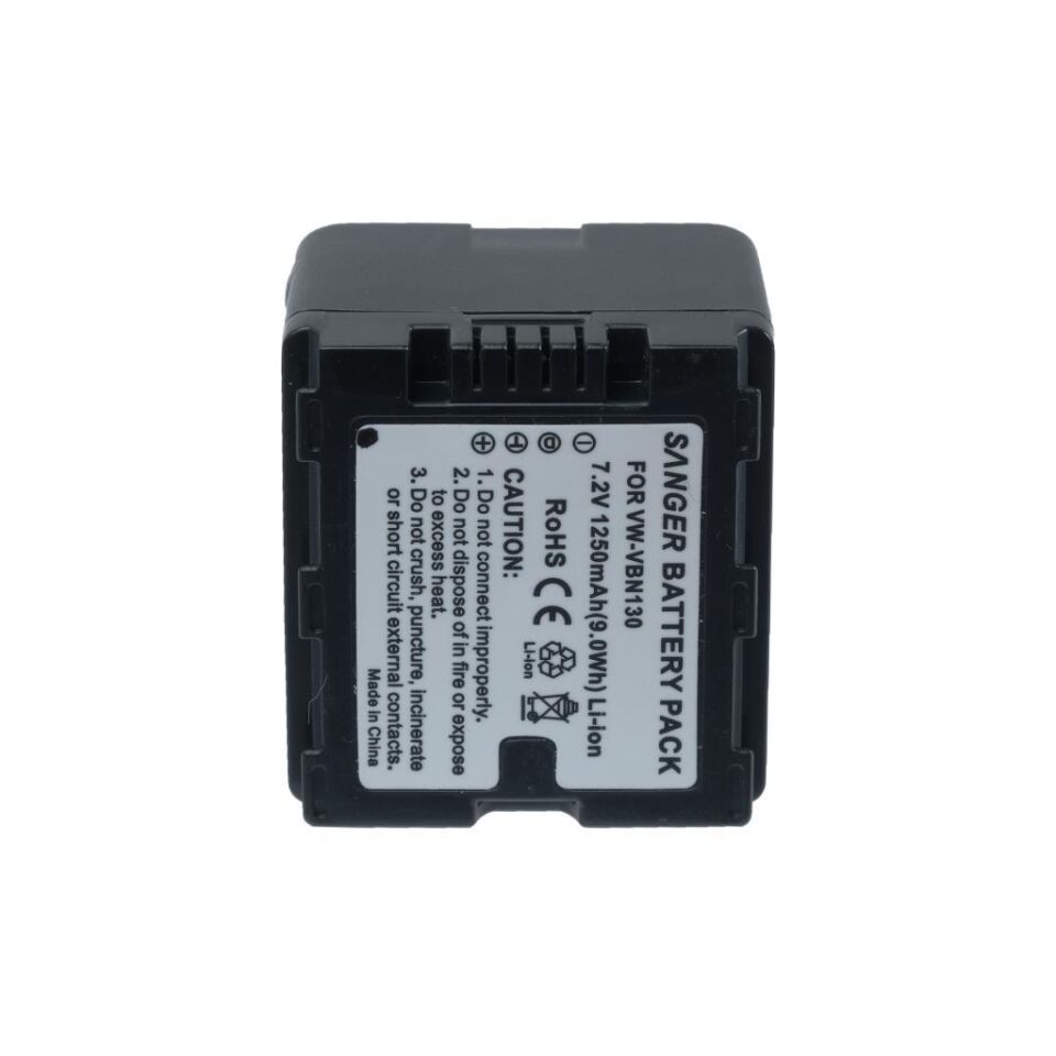 Sanger VW-VBN130 Panasonic Kamera Batarya