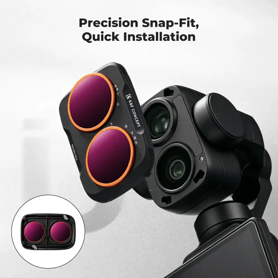 K&F Concept Insta360 Luna Ultra İçin Işık Kirliliği Önleyici Filtre (Anti-Light Pollution)