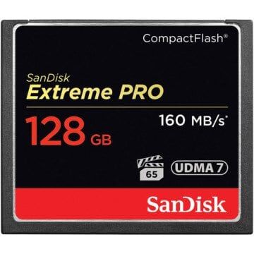 SanDisk 64GB Extreme CompactFlash 120MB/s Hafıza Kartı (2'li Paket)