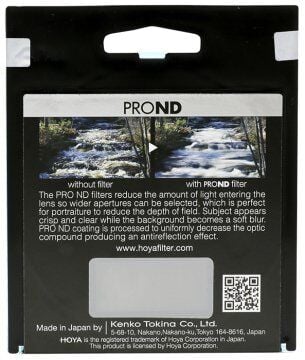 Hoya 58mm Pro ND8 Filtre (3 Stop)