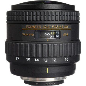 Tokina 10-17mm F3.5-4.5 AT-X Fisheye DX Lens (Canon)