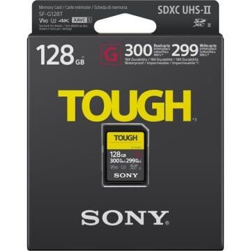 Sony 128GB TOUGH Series 300MB/s UHS-II V90 SDXC Hafıza Kartı