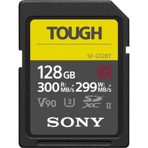 Sony 128GB TOUGH Series 300MB/s UHS-II V90 SDXC Hafıza Kartı