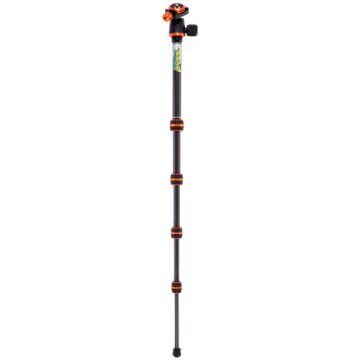 3 Legged Thing Punks Brian 2.0 Carbon Fiber Monopod Özellikli Tripod ve AirHed Neo 2 Kafa (Black)