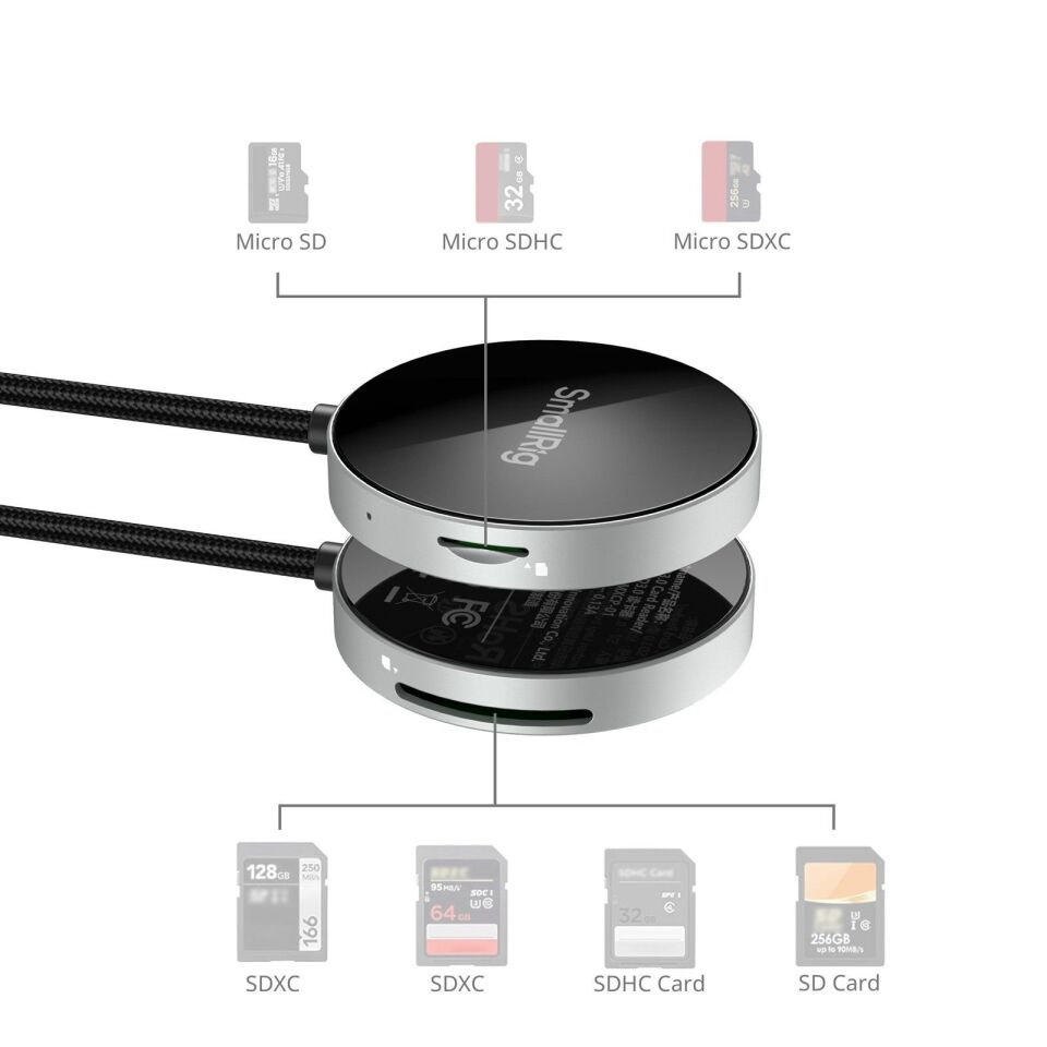SmallRig 4869 SD 3.0  / Micro SD Kart  Hafıza Kartı Okuyucu