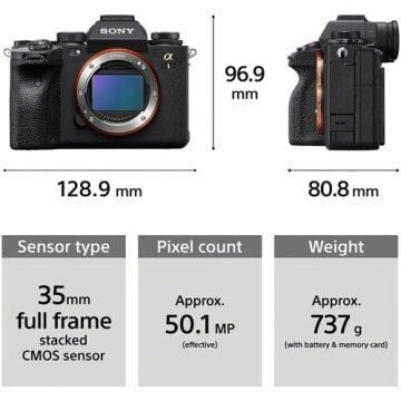 Sony Alpha A1 Fotoğraf Makinesi (Body)