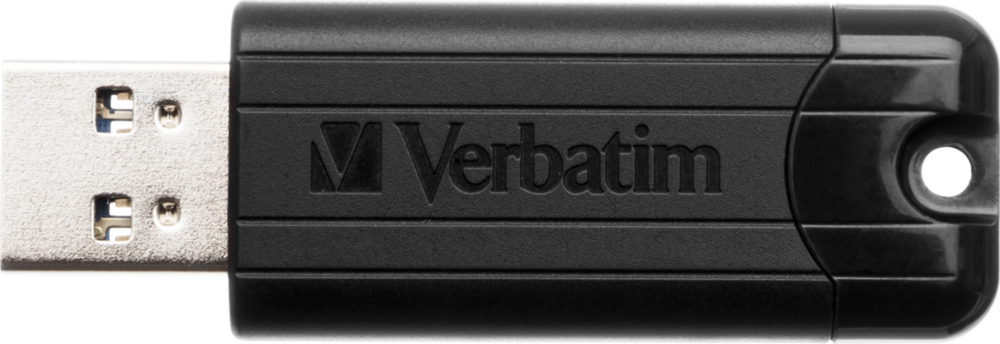 Verbatim 128GB Pinstripe Usb-A 3.2 Flash Bellek Siyah Renk-(49319)