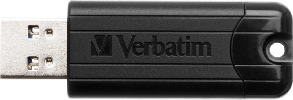 Verbatim 128GB Pinstripe Usb-A 3.2 Flash Bellek Siyah Renk-(49319)