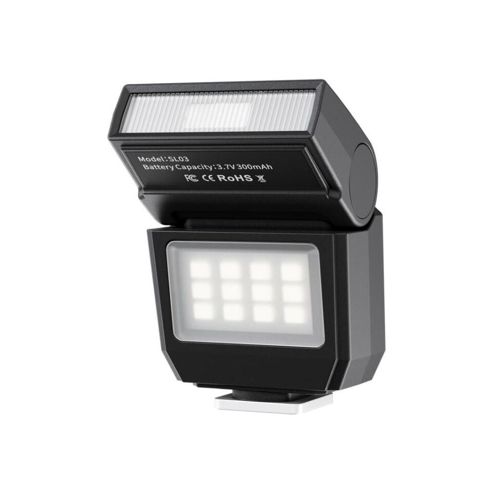 Ulanzi SL03 Spark Lite Fotoğraf Makinesi Flaş Siyah - L200