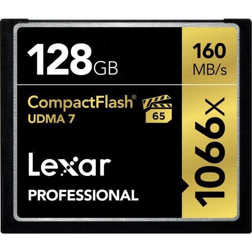 Lexar 128GB Professional 1066x CompactFlash 160MB/sn Hafıza Kartı