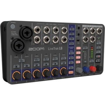Zoom LiveTrak L6 10-Kanal Compact Dijital Mikser