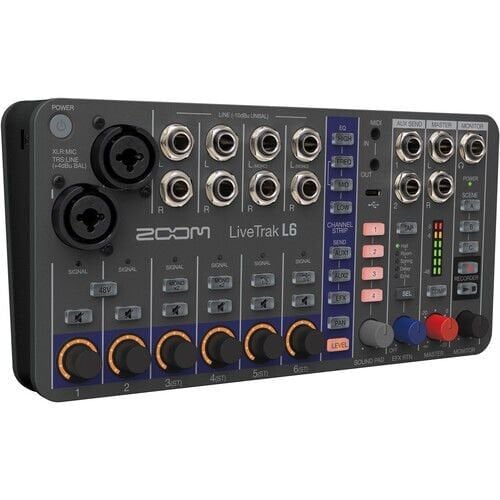 Zoom LiveTrak L6 10-Kanal Compact Dijital Mikser