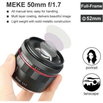 Meike MK-50mm f/1.7 Lens (Nikon Z)