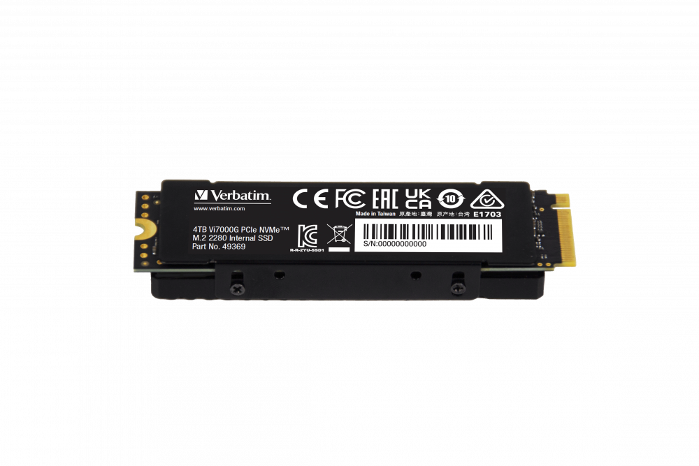 Verbatim 4TB Dahili M2 VI 7000 SSD PCIE Gen 4 6700MB/S - 7400MB/S-(49369)