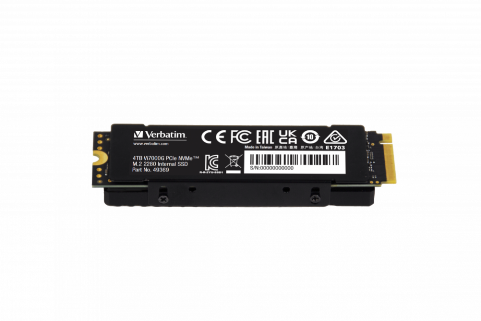 Verbatim 4TB Dahili M2 VI 7000 SSD PCIE Gen 4 6700MB/S - 7400MB/S-(49369)