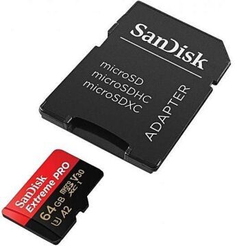 Sandisk Extreme Pro 64GB MicroSDXC Hafıza Kartı (10 Adet)