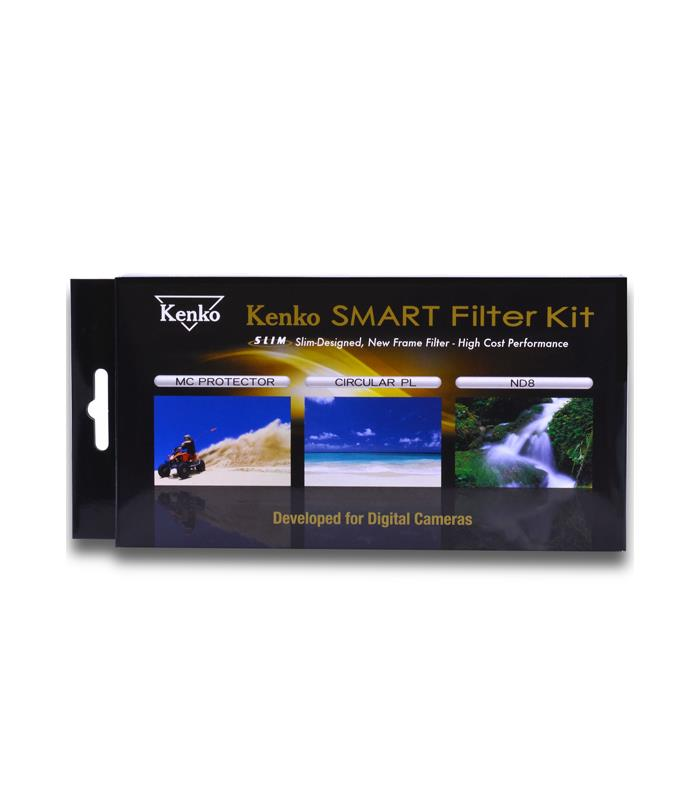 Kenko 77mm Slim Smart Filtre Set / UV + C-PL + ND8 + Çantası