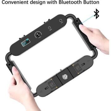 GVM TL-15RS Telefon/Kamera Evrensel LED Işıklı Kafes