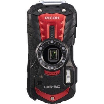 Ricoh WG-60 Sualtı Fotoğraf Makinesi (Kırmızı)