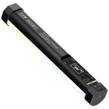 GVM BX8C RGB 30cm 8W Dahili Akülü LED Tüp Işık
