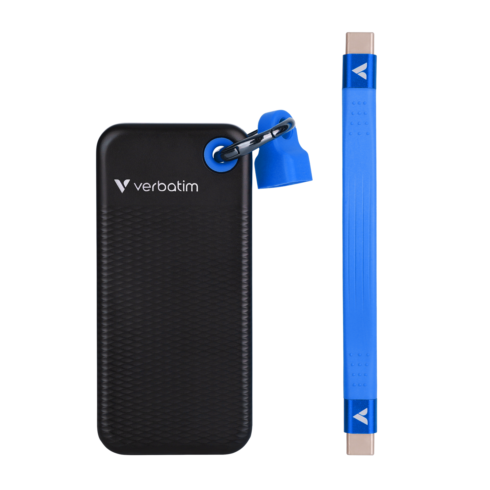 Verbatim 1TB Pocket Mini Taşınabilir SSD Usb 3.2 - 1000MB/S-1000MB/S Siyah/ Mavi Kablo Dahil-(321901)